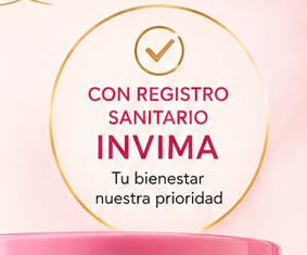 Con registro sanitario INVIMA